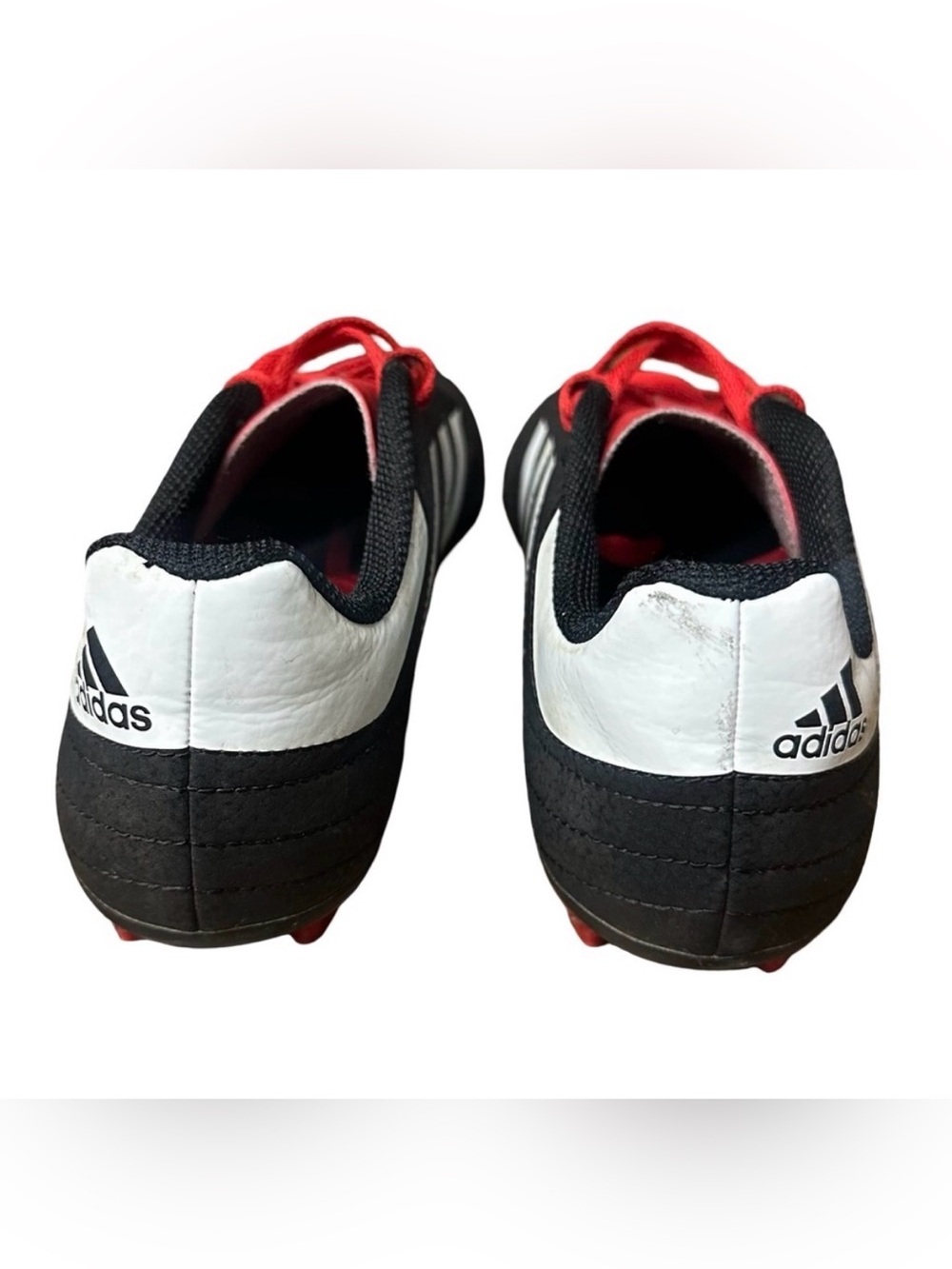 Adidas Goletto Boys VI Firm Ground Soccer Cleats Size 4 Black Red - Picture 4 of 6
